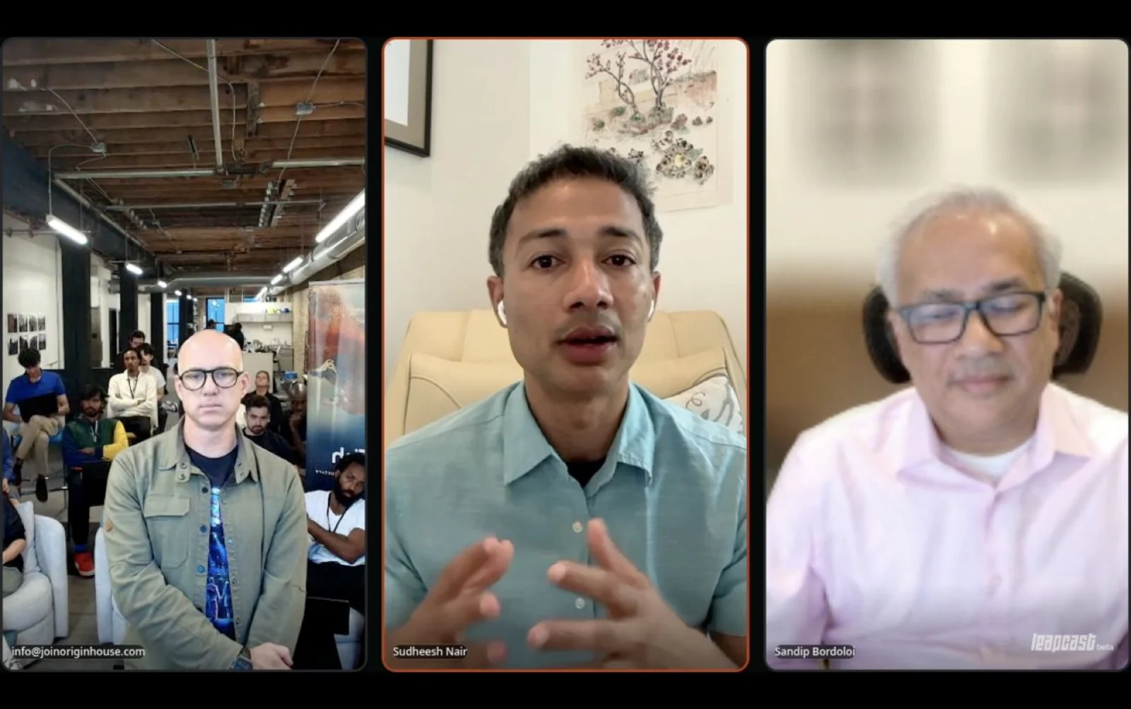 Livestream discussion with moderator Stephen Regenold and virtual guests Sudheesh Nair and Sandip Bordoloi